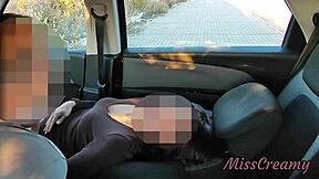 dogging my stepdaughter in parking lot, voyeur makes her squirt