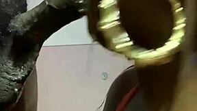 sloppy blow job from ebony milf