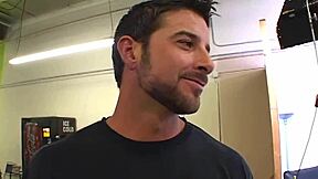 Ally Style and Liane Sweet turn group sex into a DP party. They bend over in heels for shaved pussy action.