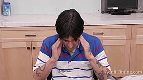 Liv's Shaved Ass Exam in Classroom