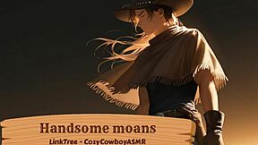 Handsome moans loudly