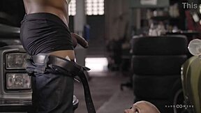 Hardwerk Gang Bangs Shaved Pussy With Double Penetration And Rimjob In Car