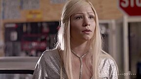 Hardwerk Gang Bangs Shaved Pussy With Double Penetration And Rimjob In Car