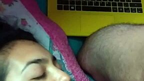 she sucks me off while we binge-watch series, latina style?