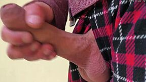 i flash my cock outdoors, risking neighbors seeing my big cum load on the stairs