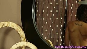 Masseuse Mouth Drips Jizz