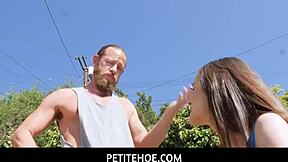 Petitehoe - Lily Glee Can't Resist Huge Cock of Fitness Instructor