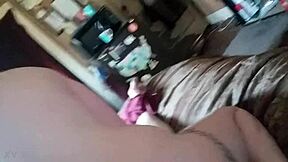 Wife teasing with riding to orgasm