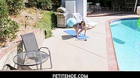 Petitehoe - Lily Glee Can't Resist Huge Cock of Fitness Instructor