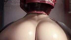 Twerking hentai compilation with chubby milf and huge tits in AI magic