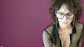 Beautiful mature brunette tells storytime part 2.