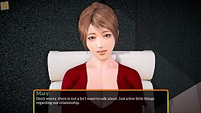 My NEW FAMILY 338 plays erotic game with redhead