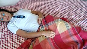 An very hot couple enjoys deep anal sex
