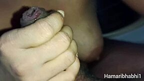 hot indian desi bhabhi in a close up video