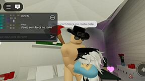 Femboy Invites Me for Hard Sex in Brookhaven Bedroom.