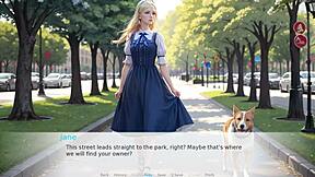 Blonde plays dirty fantasies, fucking her pussy in the good deed scenario