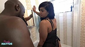 i called my neighbor with the biggest cock to fuck my hairy pussy