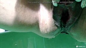 Wet Russian Mature Girl Squirts Hot and Pisses in Solo Show