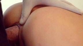 Uncensored japanese doggy style close up action