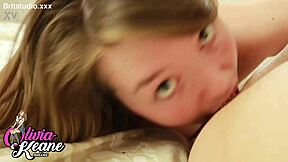 18-Year-Old British Teen Rims Lucky Guy. What's Under Those Panties?