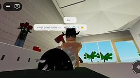 Femboy Invites Me for Hard Sex in Brookhaven Bedroom.