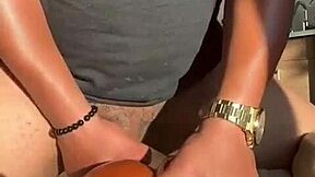 gentle stroking leads to big climax