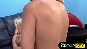 I can't believe Heidi Hollywood's enormous ass shaking and bouncing on my stiff dick at the party... wait, it's homemade!