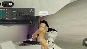 Femboy Invites Me for Hard Sex in Brookhaven Bedroom.