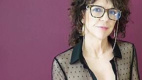 Beautiful mature brunette tells storytime part 2.