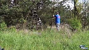 MyFirstPublic: Pure Love Hidden in Woods with Hard Fucking