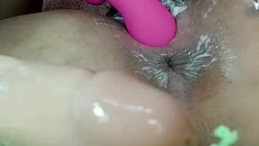 Watch this young Latina ride that giant dildo!