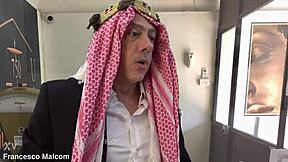 The abusive sheikh fucks a real princess