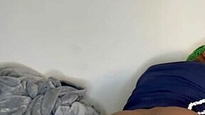 humping my pillow hard after a sweaty gym workout session