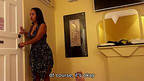 Stepmom and stepson share bed for sex