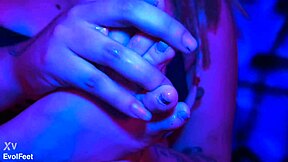 Latina Paola Chokes While Deepthroating And Licking Her Toes In Heels