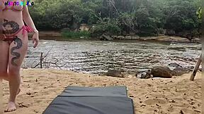 Girlfriend Breaks Cabin With Hard Cock