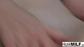 Brunette milf, you got cum on your glasses