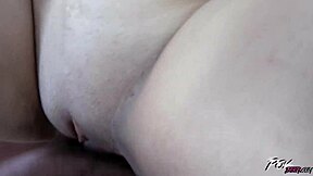 Inexperienced Brunette Cutie Plowed in POV and Sprayed on Puffy Belly