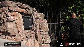 sexy milf francys belle prepared with a toy and enjoyed a partner