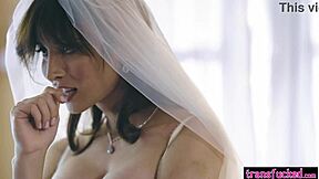 transfucked com - tranny bride korra del rio bangs petite 18+ lola fae before wedding. wanna watch?