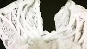 jerking with wife's panties evokes deep longing