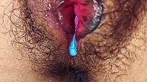 Asian guy next door cums inside student's wet pussy in homemade fucking, fearing pregnancy