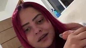 Full of desire, she wants a human friend's dick to make a video for xvideos with huge natural tits and big nipples