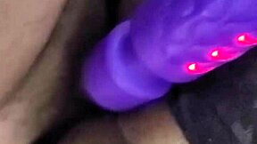 Honduran woman squirts with dick and vibrator