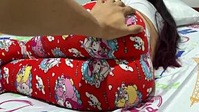 I love watching my 18-year-old stepdaughter lie in pajamas