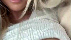 Just a petite 18+ and flexible college girl showing off her ass and tits