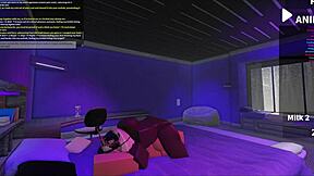 you fucking that blonde bimbo in roblox?