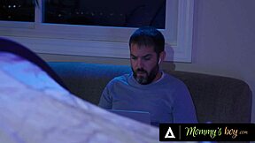 Hey, watch me creampie stepmom Rachael Cavalli while stepdad’s right there!