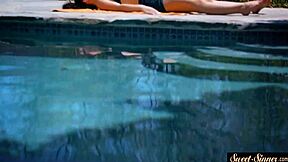 This stunning stepdaughter is getting fucked in many poses, from cowgirl to riding.