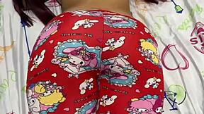 I love watching my 18-year-old stepdaughter lie in pajamas